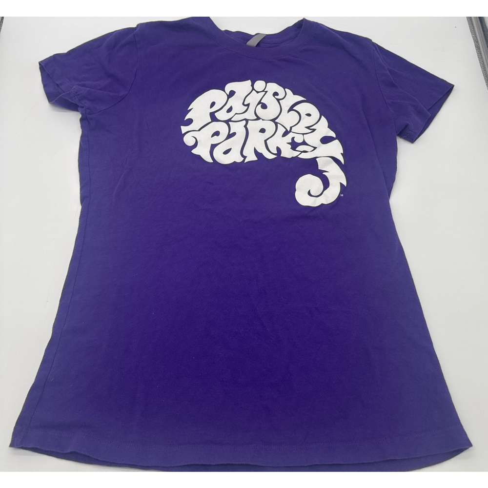 Women's Paisley Park Short Sleeve Tee XXL Purple White